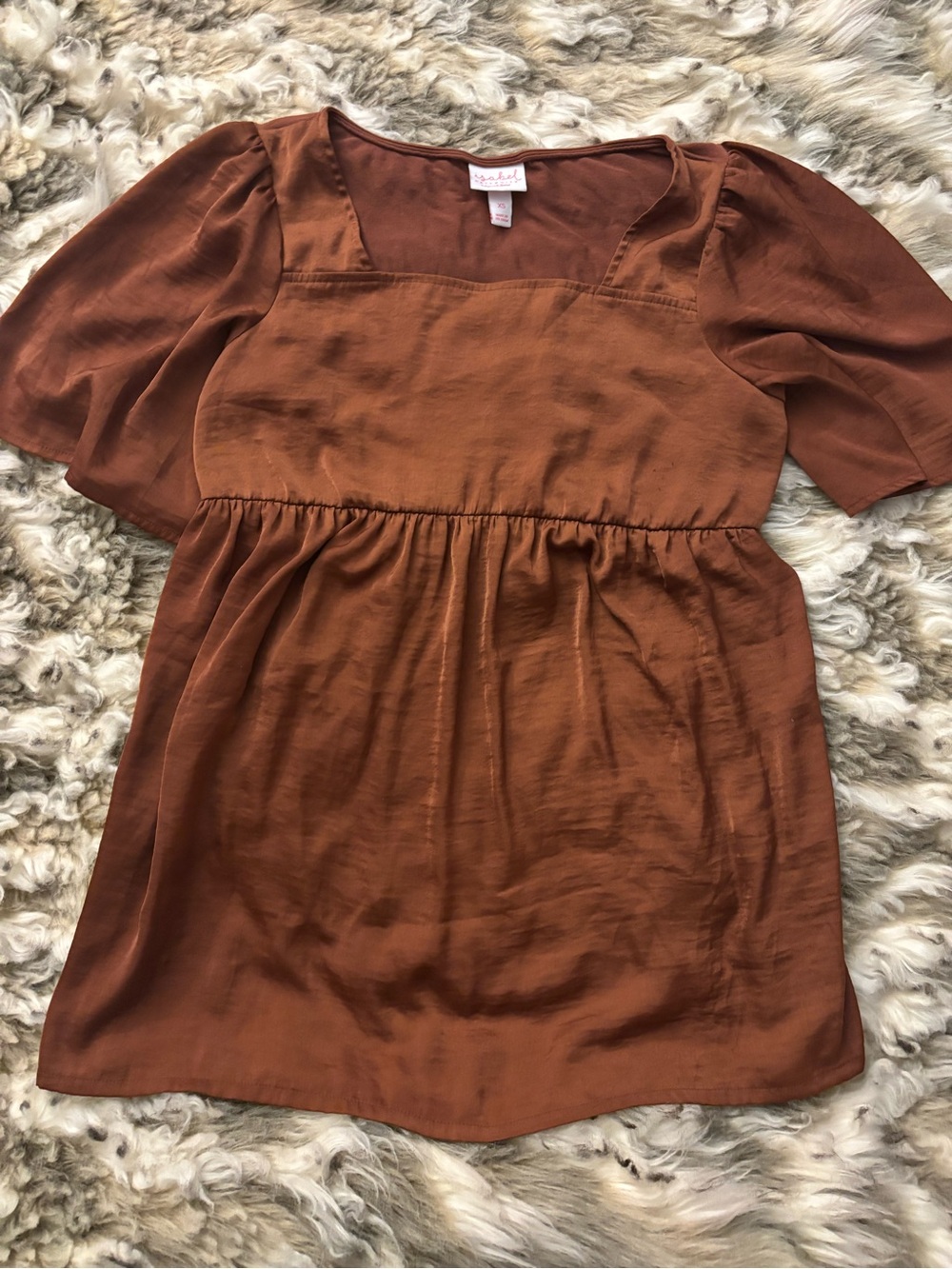 Isabel Maternity burnt orange top size xs